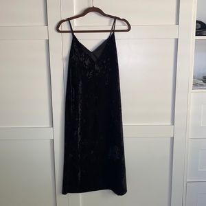 NSR- Napean Sea Rd- Velvet Steel Black Dress